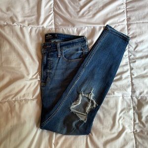 Ultra high rise super skinny jeans